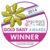 gold daisy badge